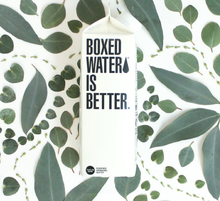 Image of water in milkbox