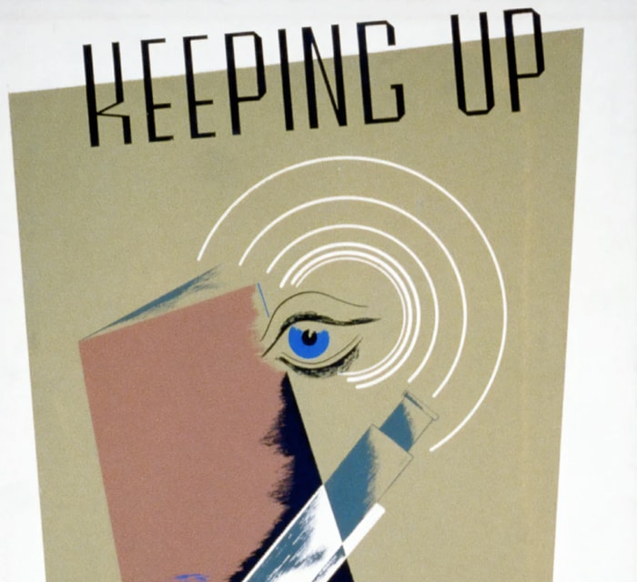 Image says 'keep up'